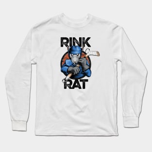 Hockey Rink Rat - funny hockey lover Long Sleeve T-Shirt